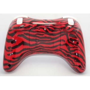 Wii U Pro Controller Zebra Red